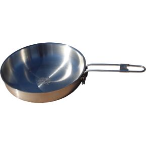 Mr. Outdoors Cookout 8.25" Stainless Steel Fry Pan with Folding Handle