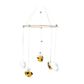 Amosfun Baby Crib Mobile Clouds Ceiling Mobile Nursery Hanging Decorations for Kids Baby Nursery Room