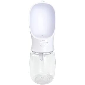 Dog Water Bottle Portable Water Dispenser, Leak Proof for Outdoor Walking, Hiking, Travel, Food Grade Plastic BPA Free 18.6oz