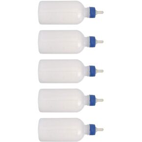 POPETPOP Pet Feeding Bottle 5pcs 120ml Dog Cat Nursing Bottle Baby Animal Nurser Bottle Lamb Feeding Bottle Goat Bottles Feeding Milk Bottle Feeding Supplies for Piglet Goat Calf