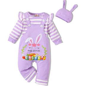 مجموعة ملابس VINUOKER Baby Girl My First عيد الفصح المكونة من 3 قطع من ملابس عيد الفصح للفتيات الصغيرات in Kuwait