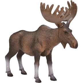 MOJO European Elk (Moose) Realistic International Wildlife Toy Replica Hand Painted Figurine