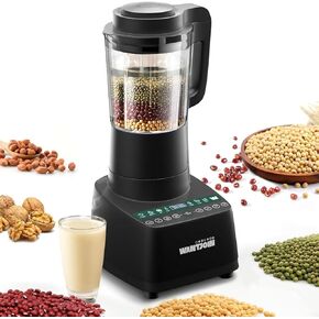 WantJoin Multifunctional Cooking Blender,High-Speed Countertop Blender 24000RPM, Hot&Cold,9 One Touch Programs with 12H Delay Cook,60 Oz,Soybean Milk Machine for Nut Butters,Soups,Shakes and Smoothies