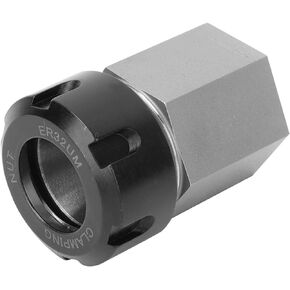 ER32 collet block, hexagon collet block, collet holder made of steel for lathes and quick set-up devices on CNC machines(Hex handle)
