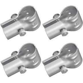 نهاية السكك الحديدية المشابك بيت الكلب لوحة المشابك سلسلة ربط السياج T- المشابك 1-3 / 8 '' أجزاء السياج (4 مجموعات) مؤقت بيت الكلب المشابك العلاقات السياج المجلفن لإطارات لوحة الأنابيب 32 مم in Kuwait