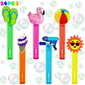 Race Car Party Favors,24Pcs Race Car Bubble Wands for Kids,Cool Bubble Wand for Birthday Party Supplies,Classroom Prizes Pinata Goodie Bag Stuffers Gifts