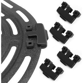 Rubber Feet for Bella Pro Series Crux Air Fryers, 4PCS Premium Rubber Bumpers, Rubber Tips, Silicone Pieces, Rubber Tabs for Dreo COSORI Air Fryer Tray Grill Pan Plate