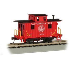 Bachmann B&O #C-1775 Bobber Caboose, Prototypical Red