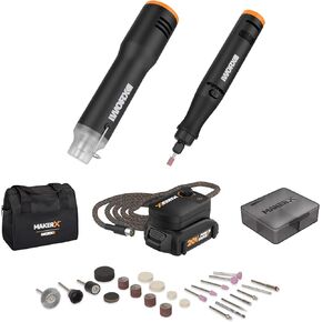 Worx WX989L 20V MAKERX 2-Pc Combo Kit - أداة دوارة + مسدس حراري مع 42 ملحقًا in Kuwait