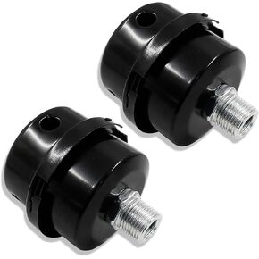 Moicstiy 2 Pcs Air Compressor Silencer Filter Metal Silencer Filter Intake Muffler Silencer for Silencer, Filter Air Compressor(1/4 PT 20mm)
