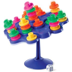 Stackable Balance Tree Toy Game - Stack Colored Pieces While Keeping Tree Balanced - Fun Educational Building Game Engineering Toy