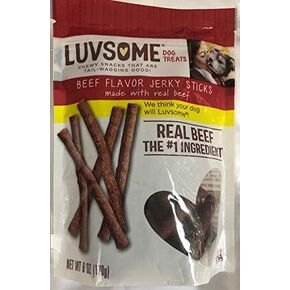 Luvsome Dog Treats لحوم البقر بنكهة العصي المقدد 1-6 أونصة in Kuwait