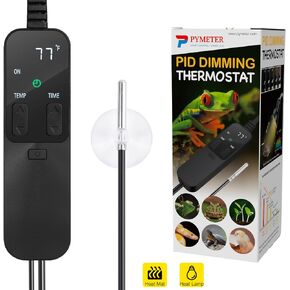Reptile Dimming Thermostat with Timer for Reptiles Heat Lamp Heating Pad Seedling Heat Mat Temperature Controller