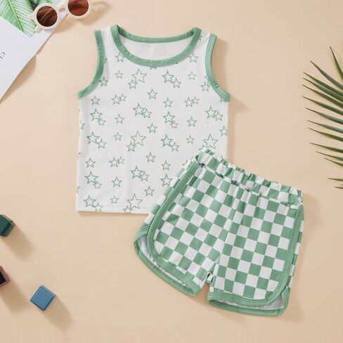 SYNPOS طفل صبي طقم ملابس صيفي بيبي بوي مجموعات قصيرة غير رسمية بيبي بوي القطن مجموعة ملابس 6M 12M 18M 24M 2T 3T in Kuwait