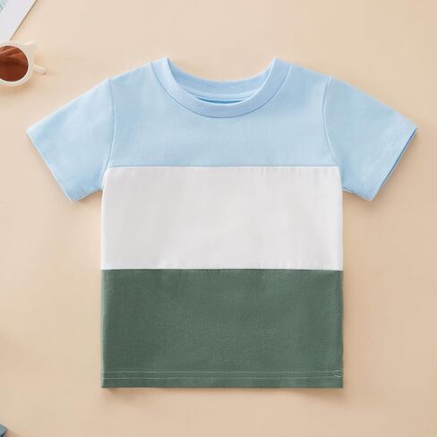 SYNPOS طفل صبي طقم ملابس صيفي بيبي بوي مجموعات قصيرة غير رسمية بيبي بوي القطن مجموعة ملابس 6M 12M 18M 24M 2T 3T in Kuwait