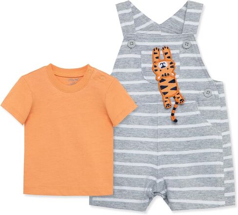 Little Me baby-boys 2-piece Tee Shirt and Shortall Set in Saudi Arabia