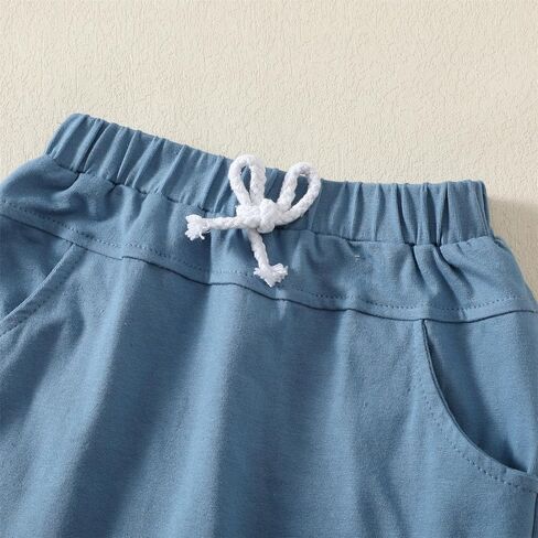 مجموعة ملابس Viworld لعيد الميلاد للأولاد الصغار بأكمام قصيرة وقميص مطبوع عليه حروف وبنطلون قصير على شكل كعكة سماش in Kuwait