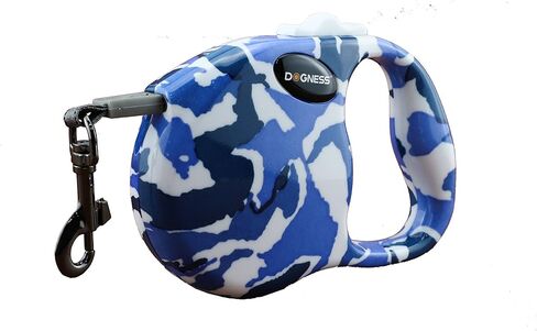 مقود الكلاب القابل للسحب من دوجنيس، مناسب للأطفال، شريط شريط مقاوم للماء بطول 10 - 16 قدم، تدريب على المشي والركض للكلاب الصغيرة والمتوسطة والكبيرة (13 قدمًا / حتى 55 رطلاً، فراولة وردية) in Kuwait