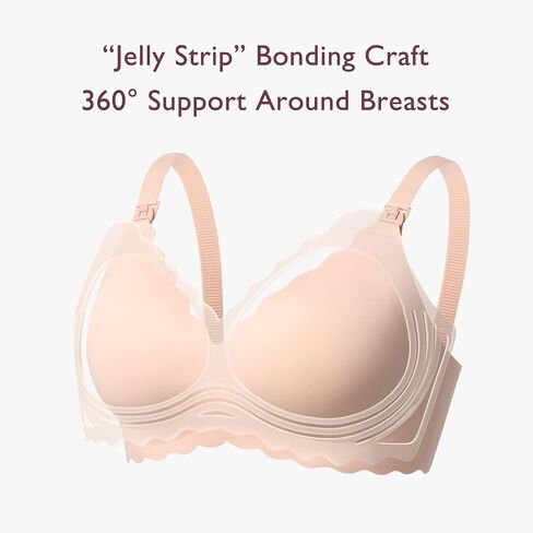Momcozy Bra 2 Pack, Hands Free Pumping Bra and Seamless Nursing Bra, Large in Saudi Arabia