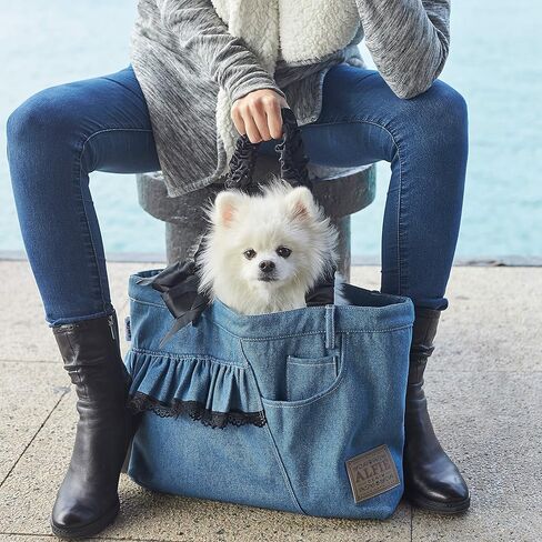 Alfie Pet - Leona Pet Carrier - Color: Light Blue Denim in Kuwait