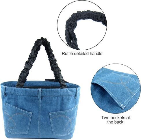 Alfie Pet - Leona Pet Carrier - Color: Light Blue Denim in Kuwait