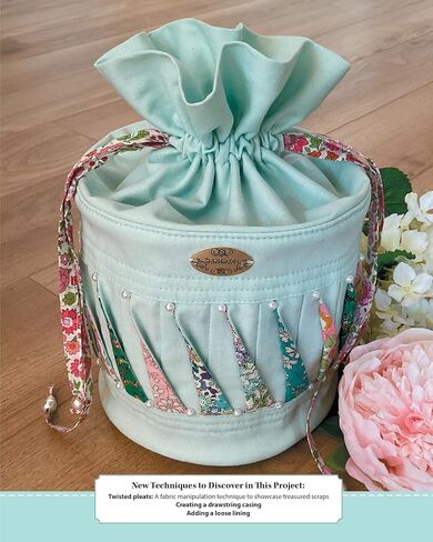 Elevate Your Scrap Sewing Projects: 20+ Beautiful Techniques Using Your Fabric Stash (Landauer) 10 Projects for Quilts, Baskets, Cushions, and Bags Made with Fabric Weaving, Fusible Appliqué, and More in Saudi Arabia