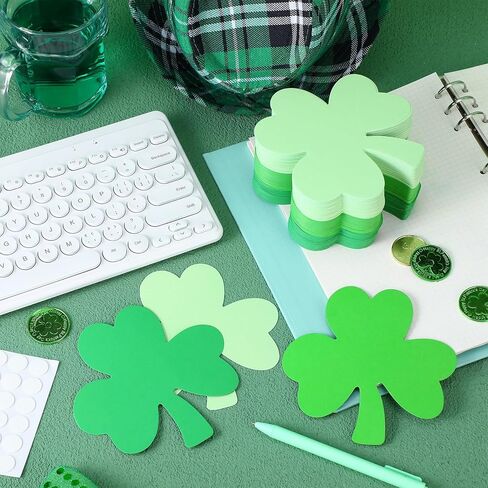 Jetec 300 جهاز كمبيوتر شخصى 5.5 بوصة القديس باتريك القواطع شامروكس الفصول الدراسية لوحة الإعلانات الديكور القواطع البرسيم محظوظ مع نقاط الغراء لحزب عيد القديس باتريك، والمشاريع الحرفية المدرسية للأطفال in Kuwait