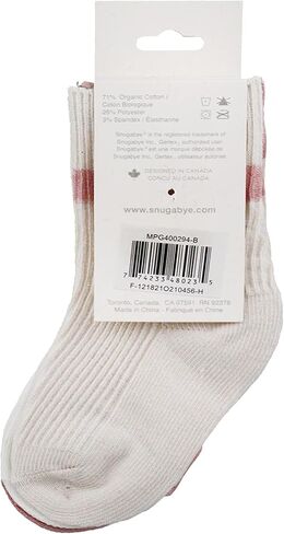 Organic 3-Pack Baby Crew Socks | Multiple Colours in Saudi Arabia