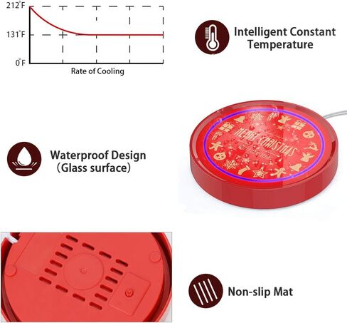 Red Coffee Mug Warmer, small, ARed-Christmas in Saudi Arabia