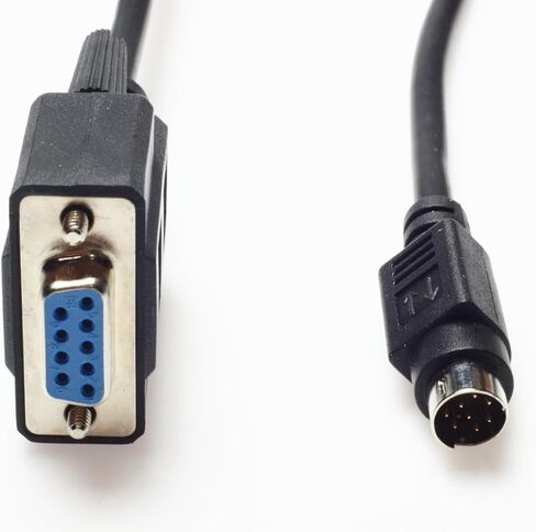 Wirenest 75ft VISCA PTZ ديزي سلسلة كابل التحكم في الكاميرا لسوني EVI/BRC/SRG سلسلة RS232 8 دبوس Mini DIN إلى 8 Pin Mini DIN Serial in Kuwait
