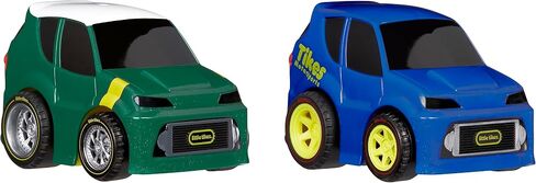 Little Tikes Crazy Fast Cars 2-Pack Hatch Rods، لعبة التراجع ذات طابع السيارة الخلفية تصل إلى 50 قدمًا in Saudi Arabia
