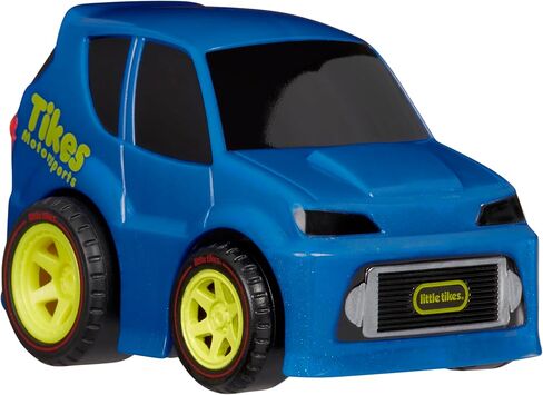 Little Tikes Crazy Fast Cars 2-Pack Hatch Rods، لعبة التراجع ذات طابع السيارة الخلفية تصل إلى 50 قدمًا in Saudi Arabia