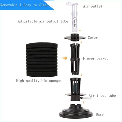 فلتر اسفنجي زاوية 9 طبقات فلتر هواء لحوض السمك in Kuwait