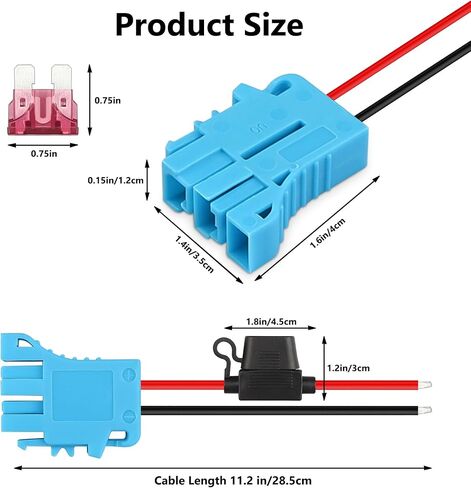 Wire Harness Connector Compatible with Peg-Perego 12-Volt SLA Battery for Kids Ride-on Car Toys in Saudi Arabia