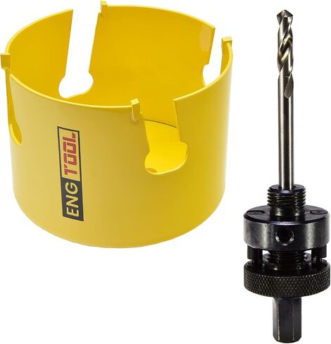 MaxTool 4 قطع منشار ثقب TCT 3-1/4 بوصة 83 مم طرف كربيد منشار ثقب طيار لقطع الأسفلت والطوب والخرسانة والجبس والبلاط البلاستيكي والخشب MDF؛ CT00Y57R316EA in Saudi Arabia