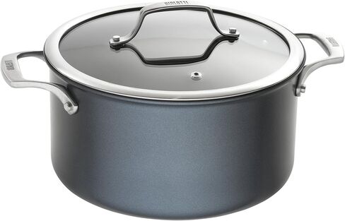 مقلاة بياليتي، طقم أواني طهي من الياقوت 10 قطع، رمادي in Kuwait