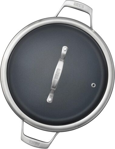 مقلاة بياليتي، طقم أواني طهي من الياقوت 10 قطع، رمادي in Kuwait