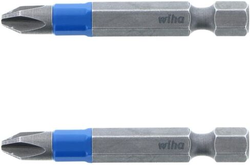 Wiha TerminatorBlue Impact Bit Phillips #2-2 Inch - 2 Pack in Saudi Arabia