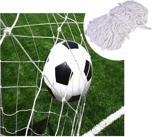 Child Safety Net (2x3m White), Indoor Staircase Balcony Anti-Fall Outdoor Fence Protection Netting Cargo Cover Nets Football Replacement Mesh Nylon Rope Decorative Net in Saudi Arabia