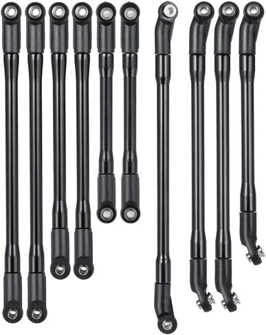 MOHERO CNC Aluminum Link Linkage Rod for RC 1/10 Axial SCX10 II 90046 Crawler Pack of 10 in Saudi Arabia