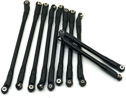 MOHERO CNC Aluminum Link Linkage Rod for RC 1/10 Axial SCX10 II 90046 Crawler Pack of 10 in Saudi Arabia