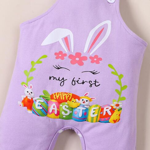 مجموعة ملابس VINUOKER Baby Girl My First عيد الفصح المكونة من 3 قطع من ملابس عيد الفصح للفتيات الصغيرات in Kuwait