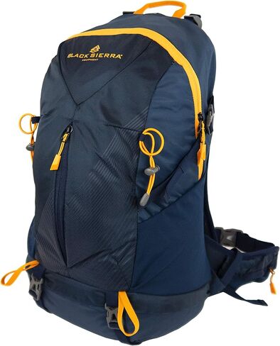 حقيبة ظهر خفيفة الوزن سعة 35 لتر من Black Sierra Equipment للمشي لمسافات طويلة والتخييم، مقاومة للماء مع أحزمة كتف مبطنة ولوحة خلفية قابلة للتنفس لتوفير الراحة والدعم in Kuwait