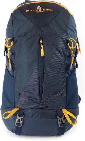 حقيبة ظهر خفيفة الوزن سعة 35 لتر من Black Sierra Equipment للمشي لمسافات طويلة والتخييم، مقاومة للماء مع أحزمة كتف مبطنة ولوحة خلفية قابلة للتنفس لتوفير الراحة والدعم in Kuwait