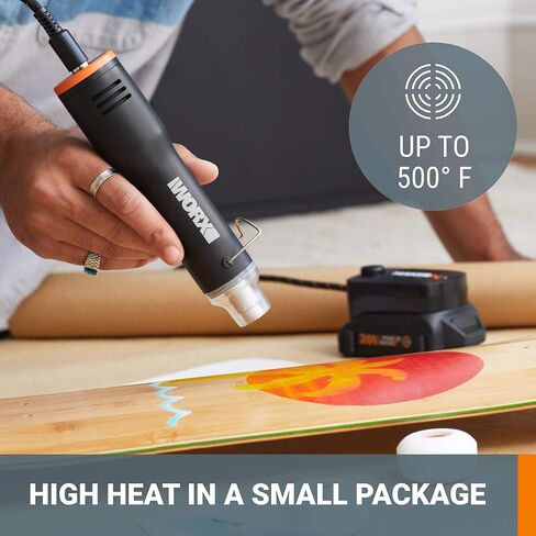 Worx WX989L 20V MAKERX 2-Pc Combo Kit - أداة دوارة + مسدس حراري مع 42 ملحقًا in Kuwait