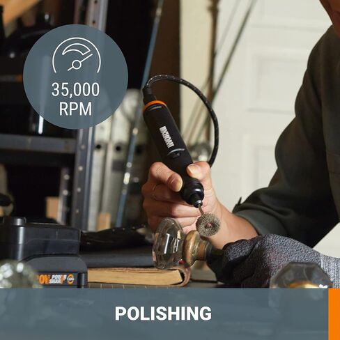Worx WX989L 20V MAKERX 2-Pc Combo Kit - أداة دوارة + مسدس حراري مع 42 ملحقًا in Kuwait