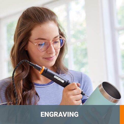 Worx WX989L 20V MAKERX 2-Pc Combo Kit - أداة دوارة + مسدس حراري مع 42 ملحقًا in Kuwait