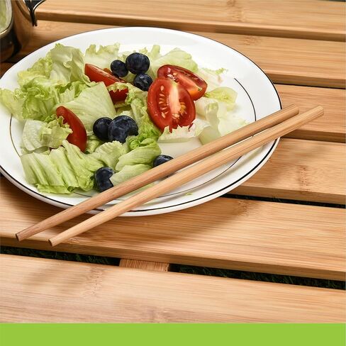 Prosumer's Choice 6-Piece Wooden Travel Cutlery Bamboo Set with Travel Case - Reusable Flatware Including Spoon, Fork, and Knives - Portable Utensil for Outdoor Camping, Outing, Hiking, & Picnic in Kuwait