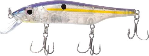 Scope-Stik 120 Suspending 7'-10' Jerkbait صيد الأسماك النابض بالحياة في المياه العذبة والمياه المالحة مع خطافات Mustad UltraPoint ذات قبضة ثلاثية in Kuwait