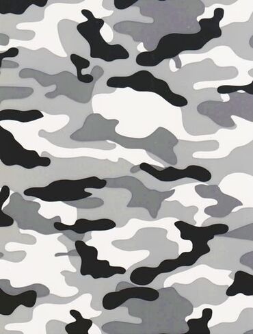 ST Color Camo010-طباعة نقل المياه/الهيدروغرافية/فيلم الغمس المائي-Snow Camo-50cm Widthx400cm Length in Saudi Arabia